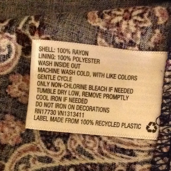 Xhilaration Navy Placed Print Shift Dress - XL - Picture 8 of 8